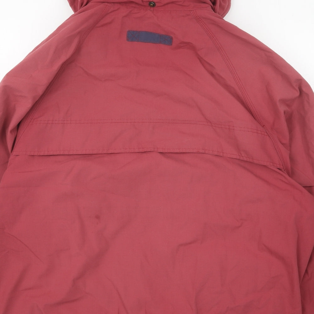 Sportsman Mens Red Jacket Coat Size M Zip