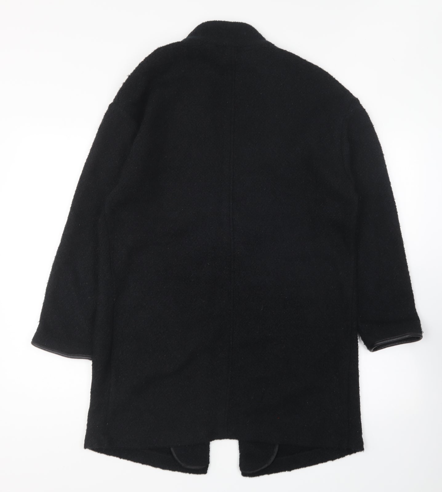 Marks and Spencer Womens Black V-Neck Polyester Cardigan Jumper Size 12