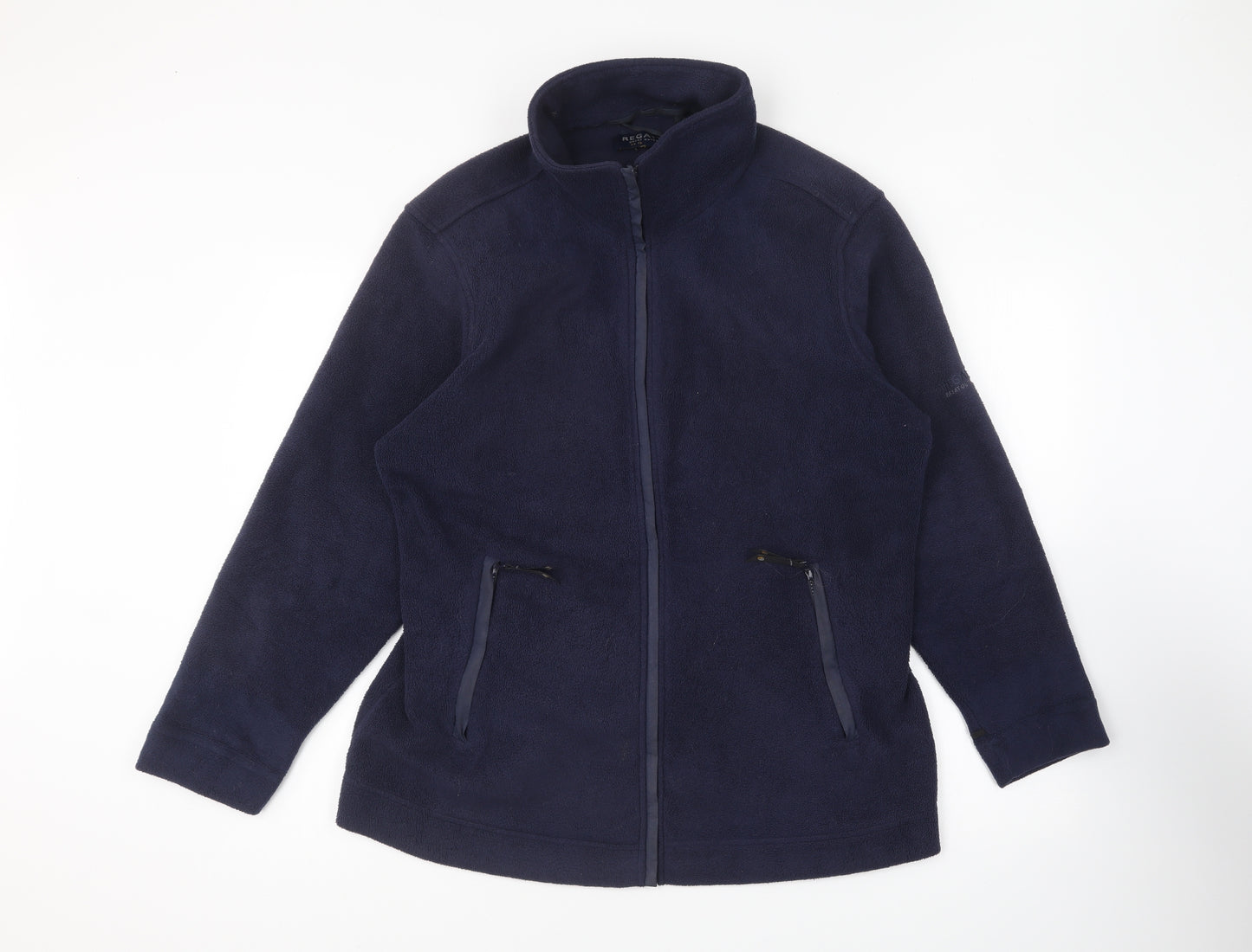 Regatta Womens Blue Polyester Full Zip Sweatshirt Size 16 Zip