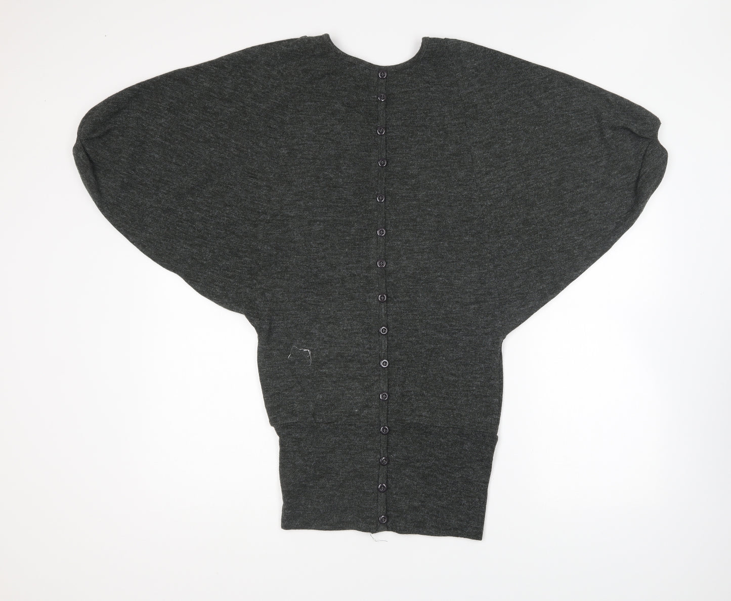 AX Paris Womens Grey Round Neck Polyester Pullover Jumper Size 10