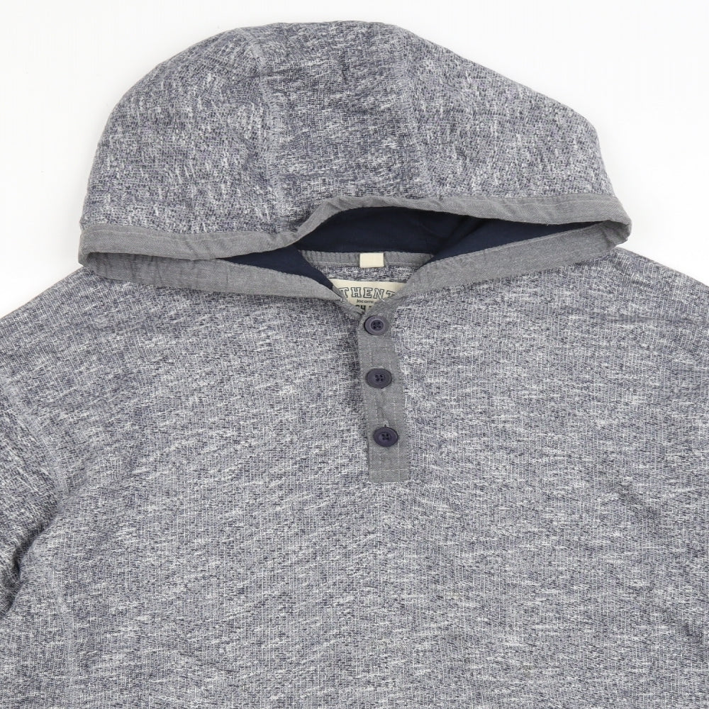 Jacamo Mens Grey Polyester Pullover Hoodie Size XL