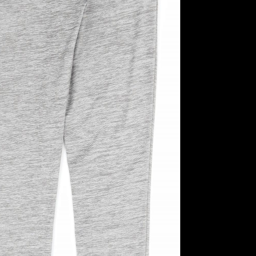 11 degrees Mens Grey Polyester Jogger Trousers Size M L29 in Regular Drawstring