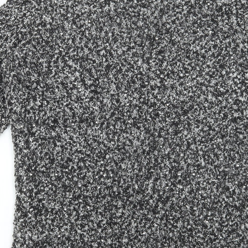 Atmosphere Womens Grey V-Neck Polyester Cardigan Jumper Size 6