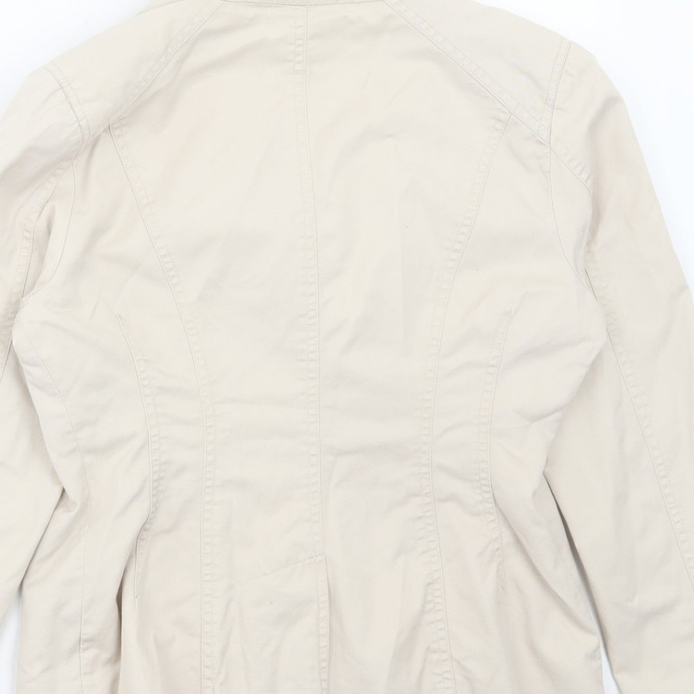 Atmosphere Womens Beige Jacket Blazer Size 10 Button