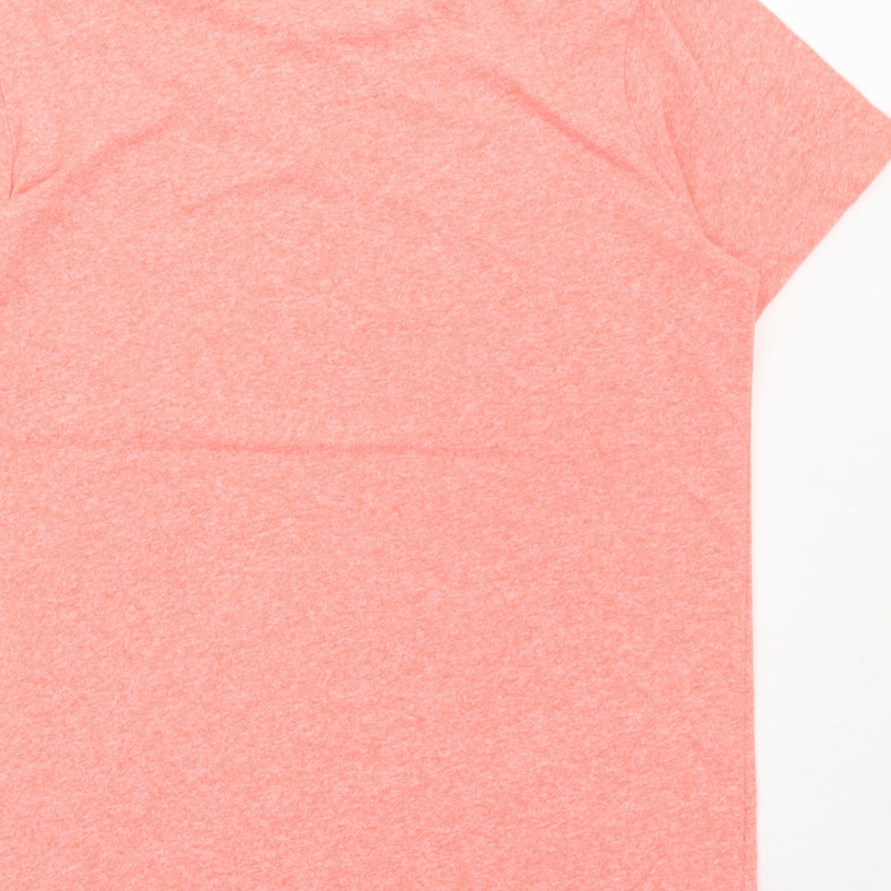 NEXT Boys Orange Polyester Basic T-Shirt Size 10 Years Round Neck Pullover
