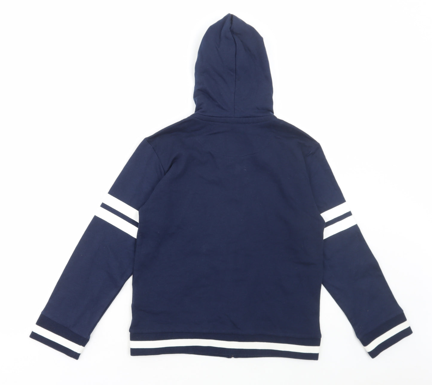 Nuku Tavake Boys Blue Cotton Full Zip Hoodie Size 8 Years Zip
