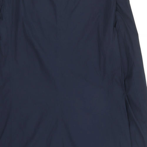 Guards London Mens Blue Overcoat Coat Size 46 Button