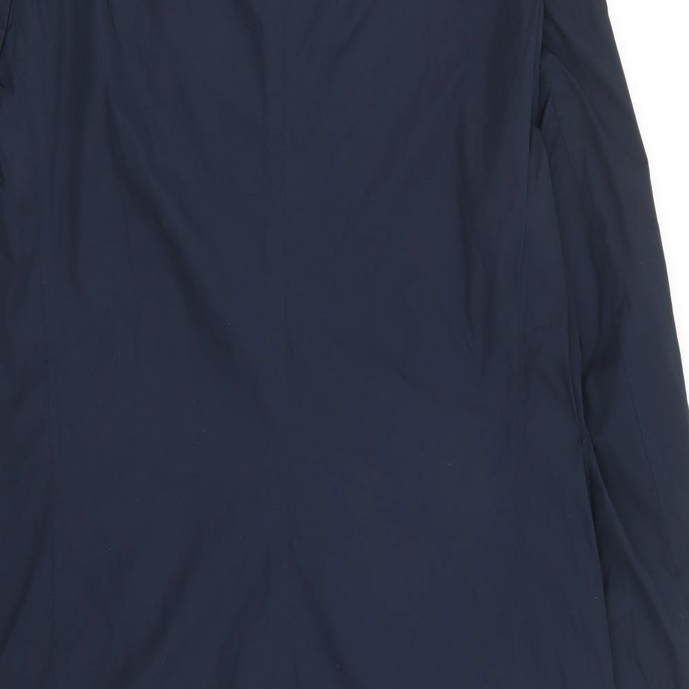 Guards London Mens Blue Overcoat Coat Size 46 Button