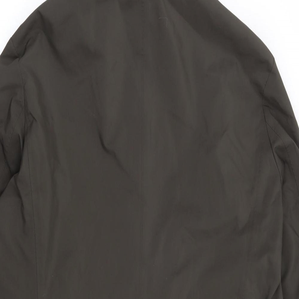 Guards London Mens Green Anorak Coat Size 46 Button