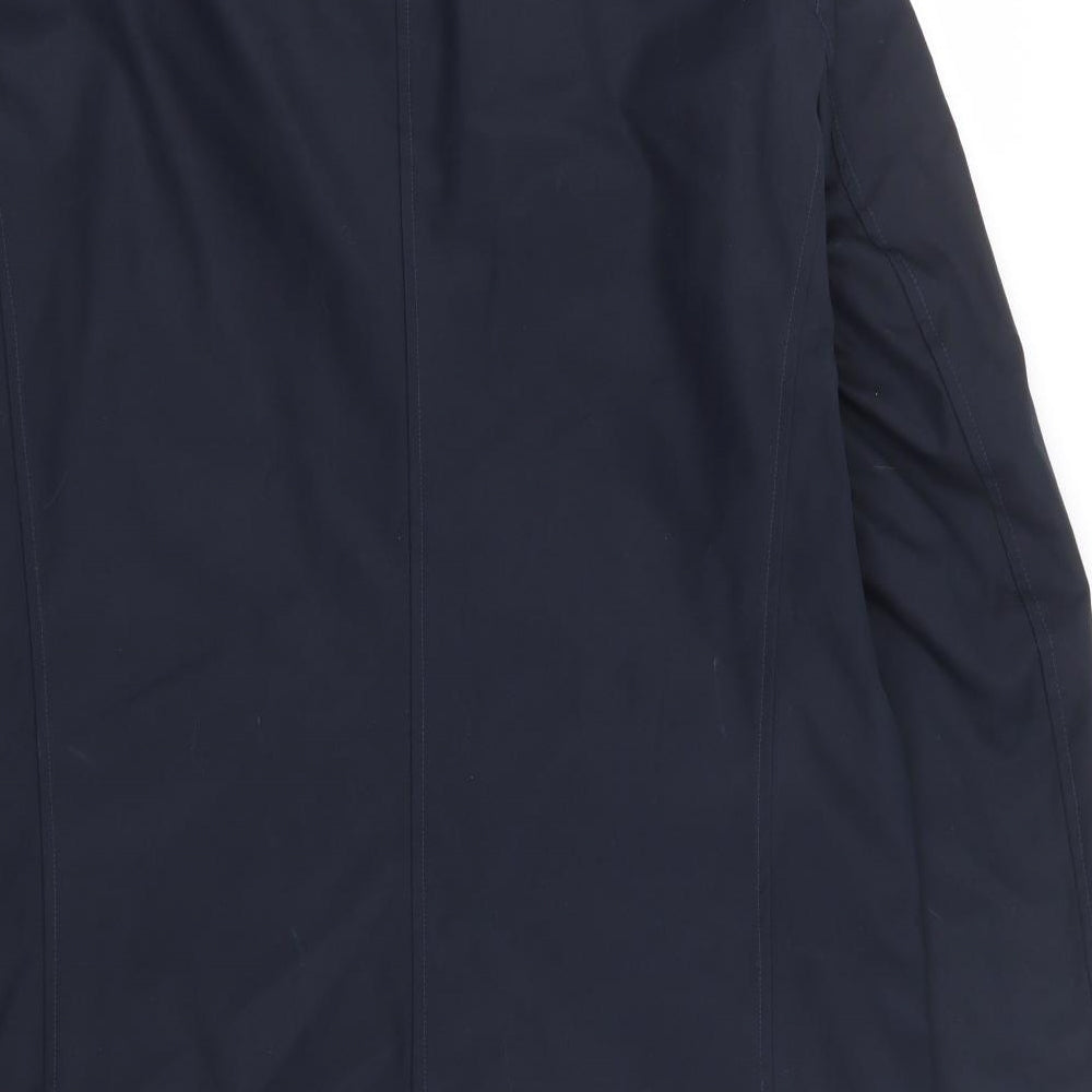 Guards London Mens Blue Overcoat Coat Size 38 Button