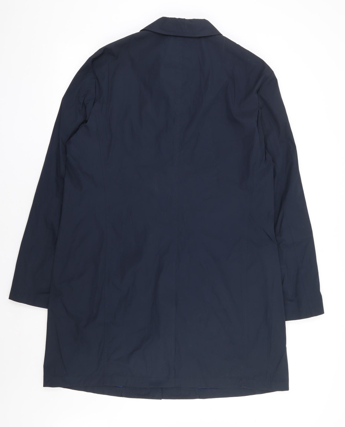 Guards London Mens Blue Overcoat Coat Size 44 Button