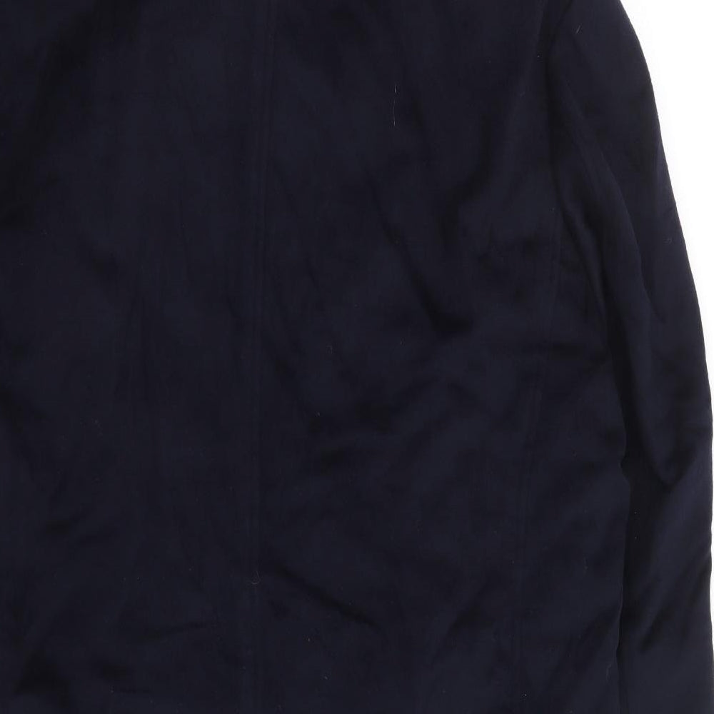 Guards London Mens Blue Overcoat Coat Size 46 Button - 2 in 1 Coat