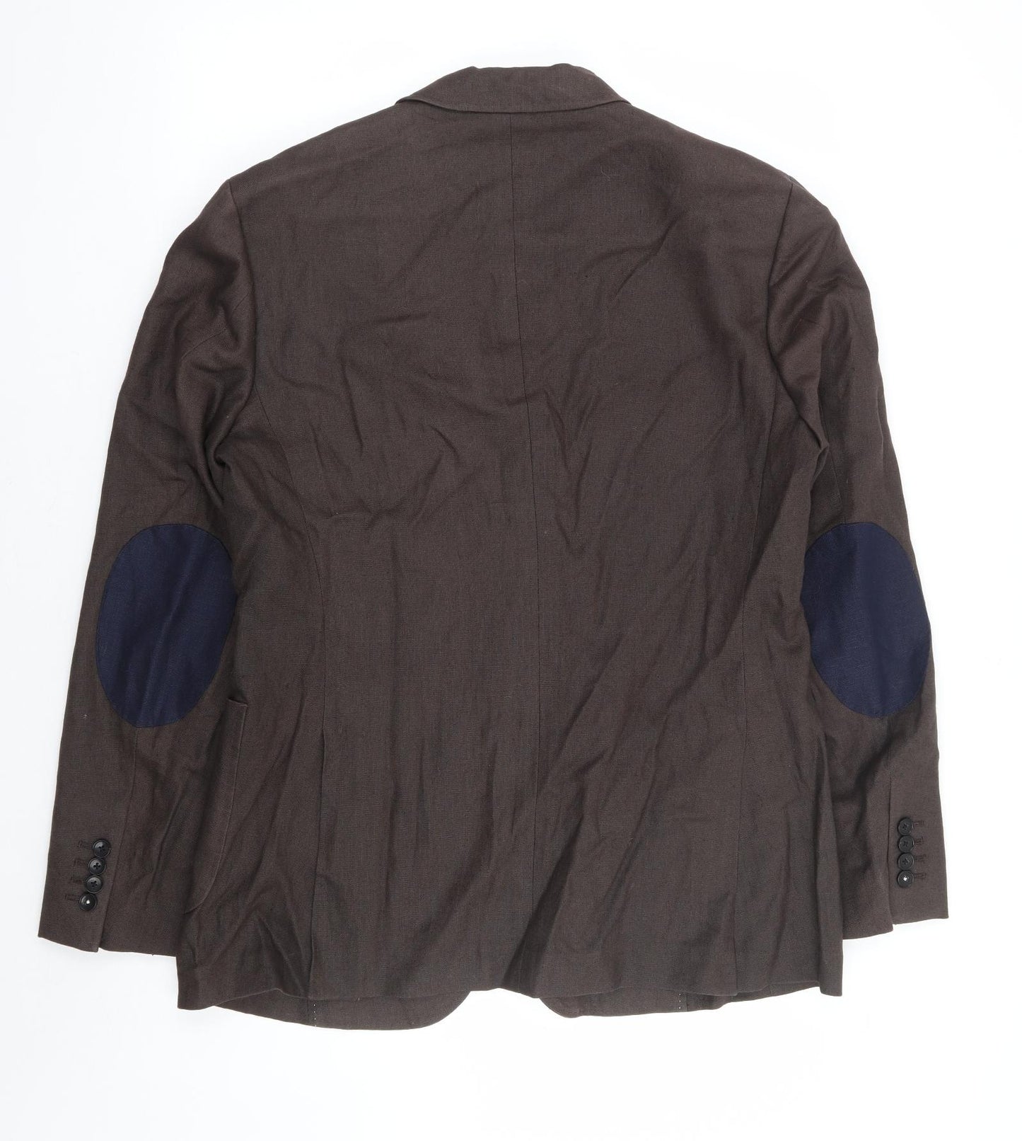Guards London Mens Brown Linen Jacket Suit Jacket Size 42