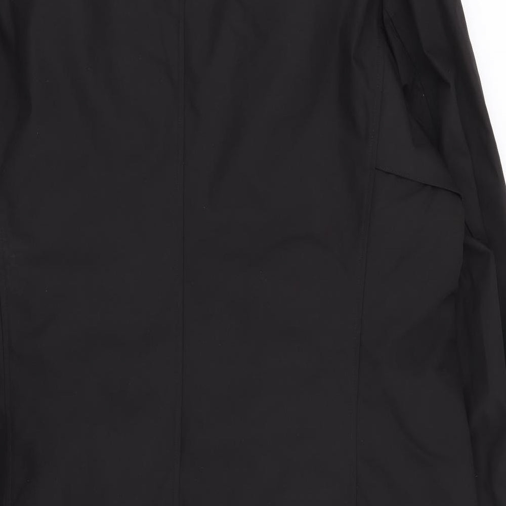 Guards London Mens Black Overcoat Coat Size 48 Button