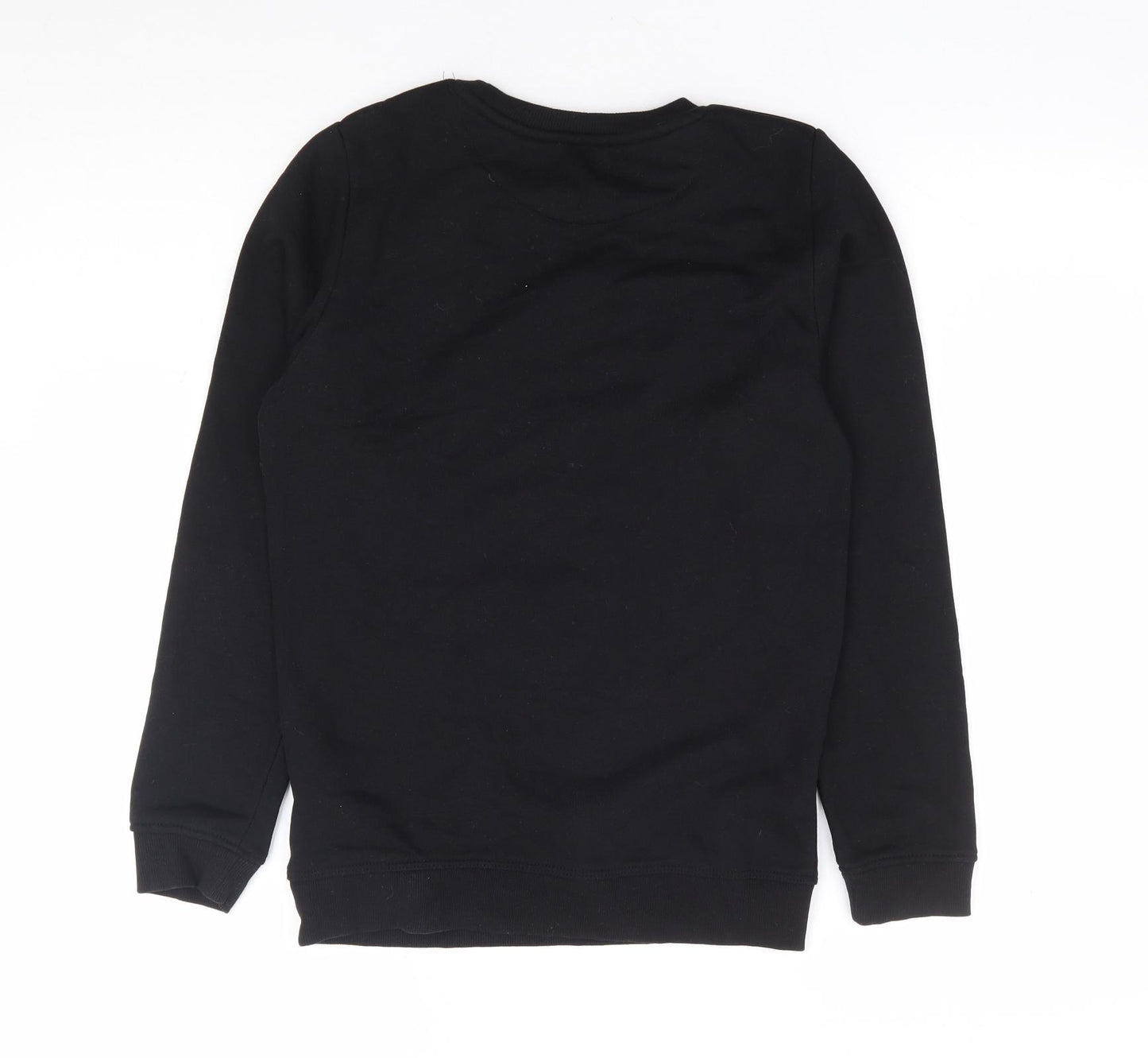 Pep & Co Boys Black Cotton Pullover Sweatshirt Size 11-12 Years Pullover - Player Ready
