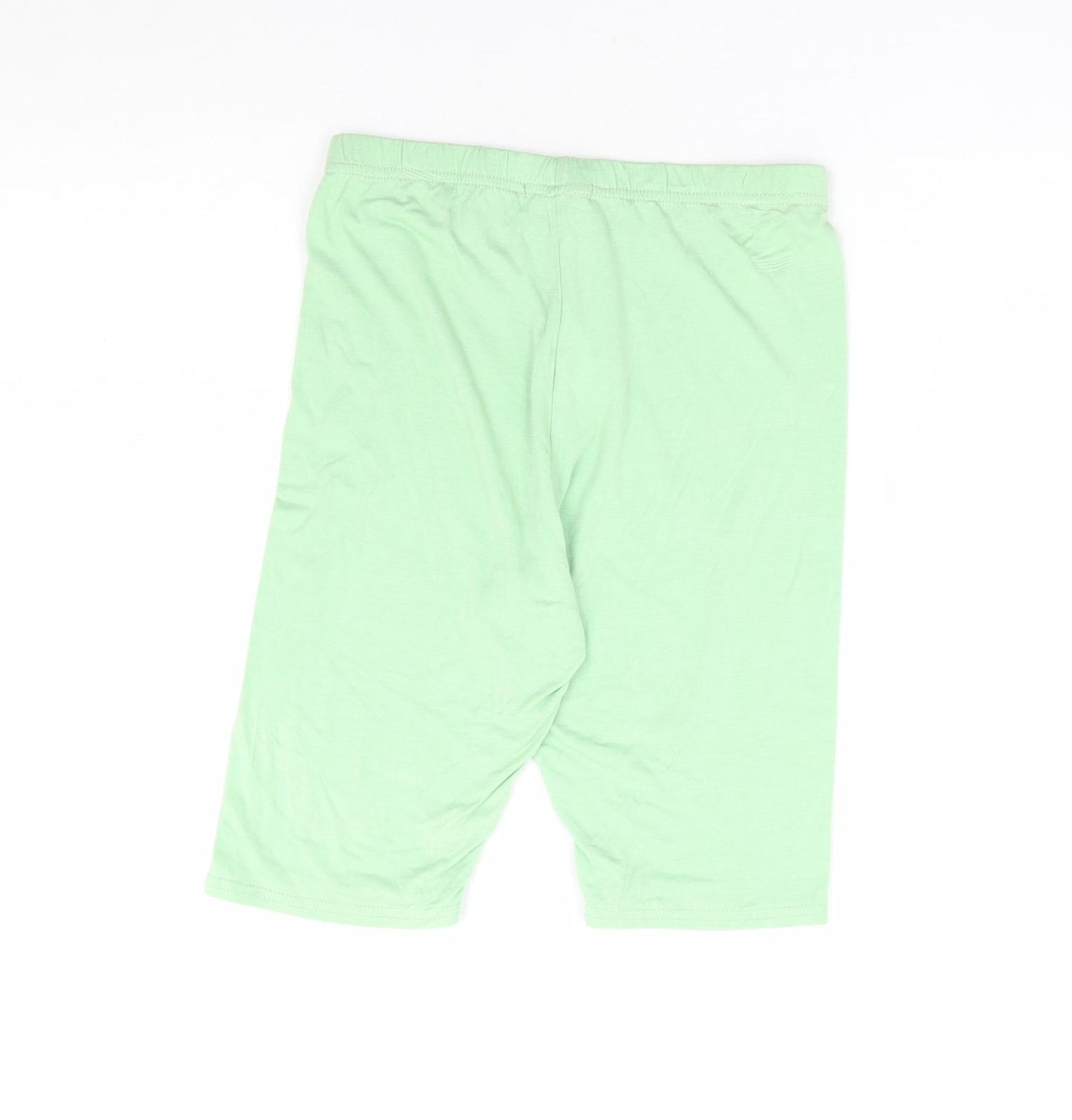 I SAW IT FIRST Womens Green Viscose Athletic Shorts Size 10 L11 in Regular - Cycling Short