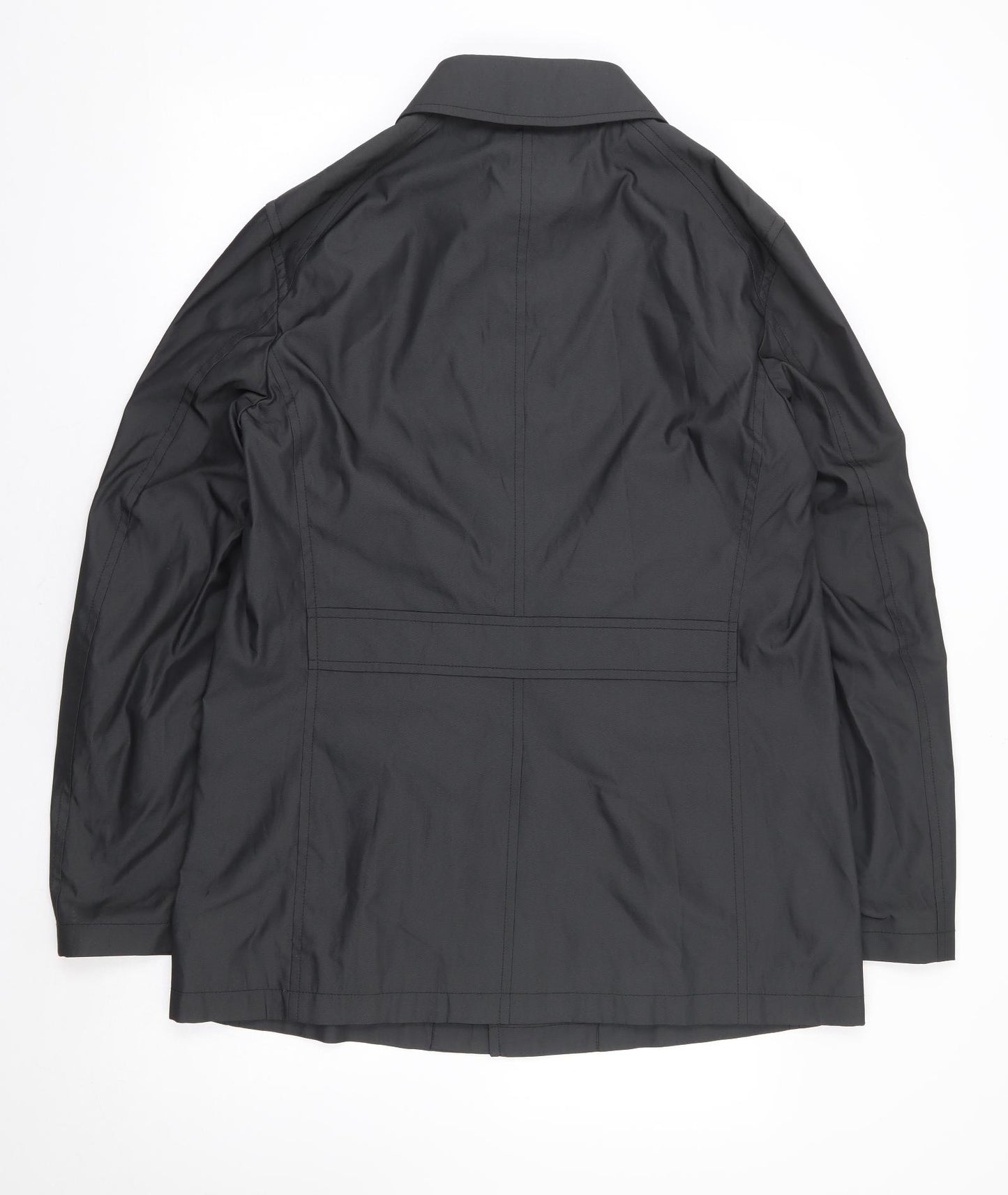 Guards London Mens Grey Overcoat Coat Size 38 Button