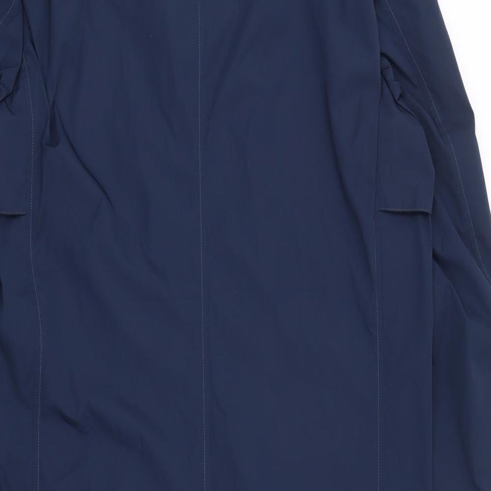 Guards London Mens Blue Overcoat Coat Size 38 Button