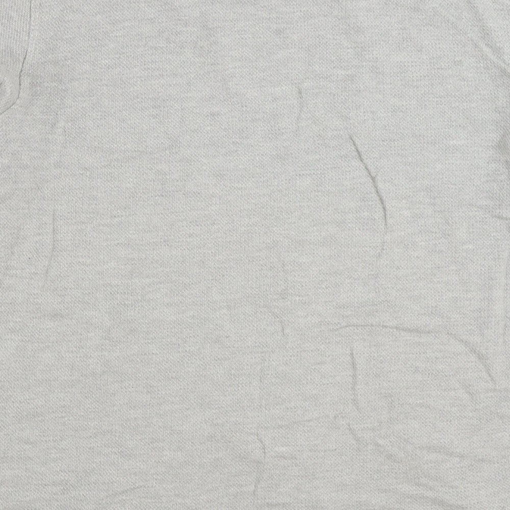 JACK & JONES Mens Grey Round Neck Cotton Pullover Jumper Size L