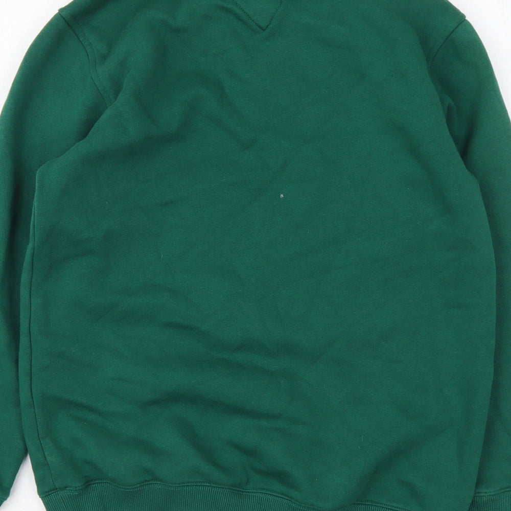 Tommy Hilfiger Womens Green Cotton Pullover Hoodie Size XL Pullover