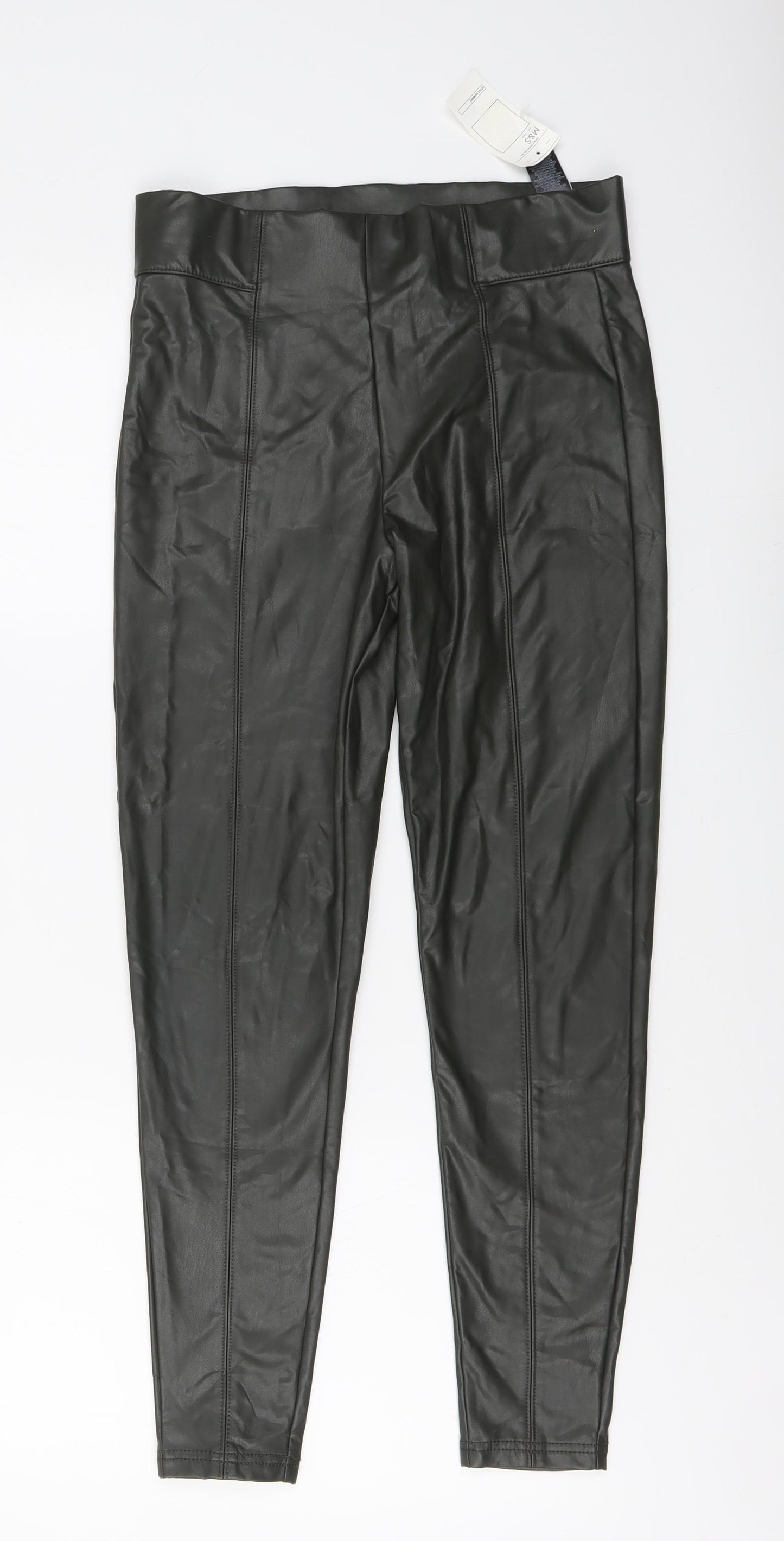 Marks and Spencer Womens Green Polyester Jegging Leggings Size 10 L26 in