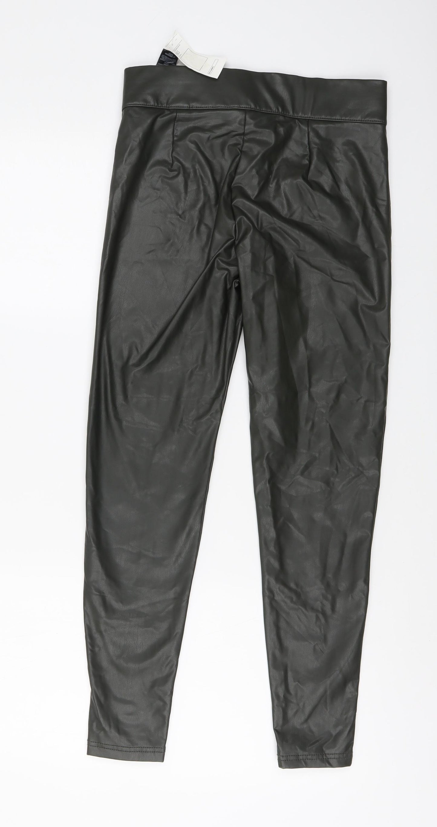 Marks and Spencer Womens Green Polyester Jegging Leggings Size 10 L26 in