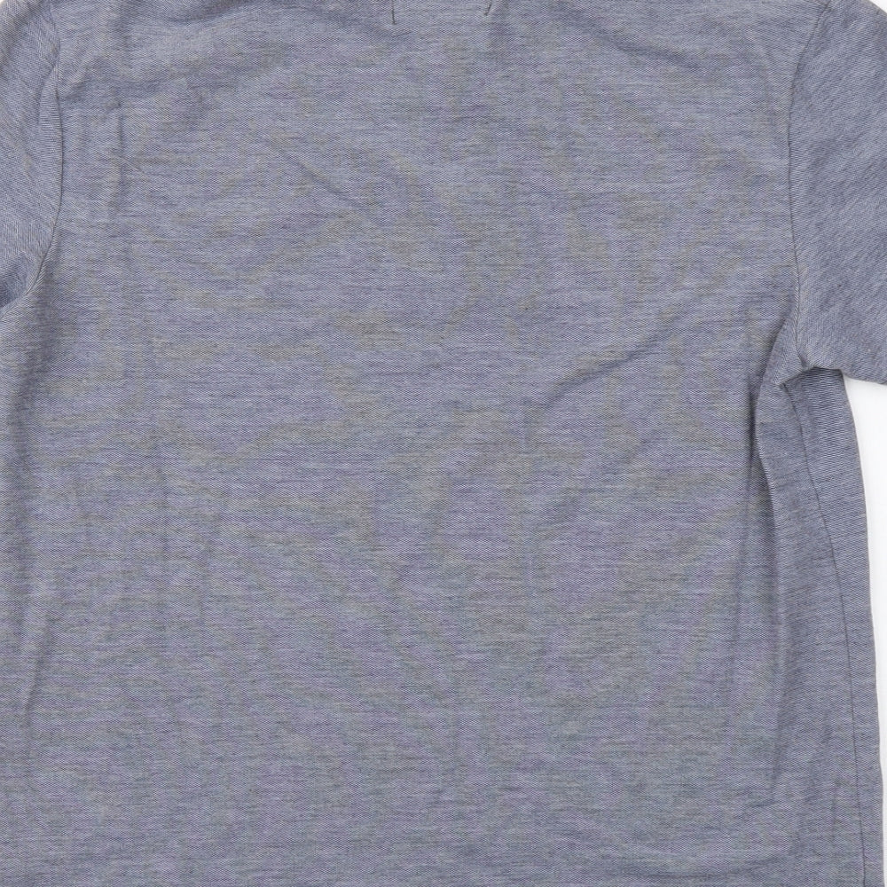 Burton Menswear Mens Green Cotton T-Shirt Size S Round Neck