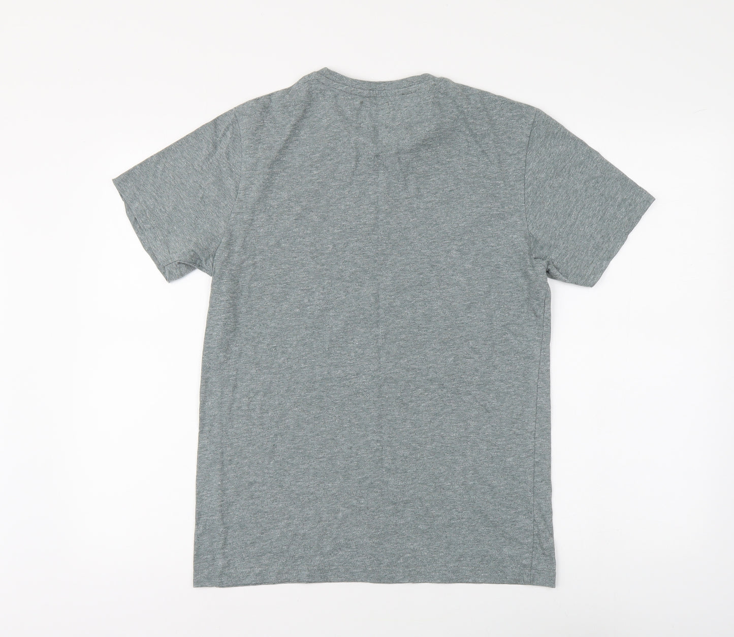 Burton Menswear Mens Green Cotton T-Shirt Size S Round Neck - Bay Ridge