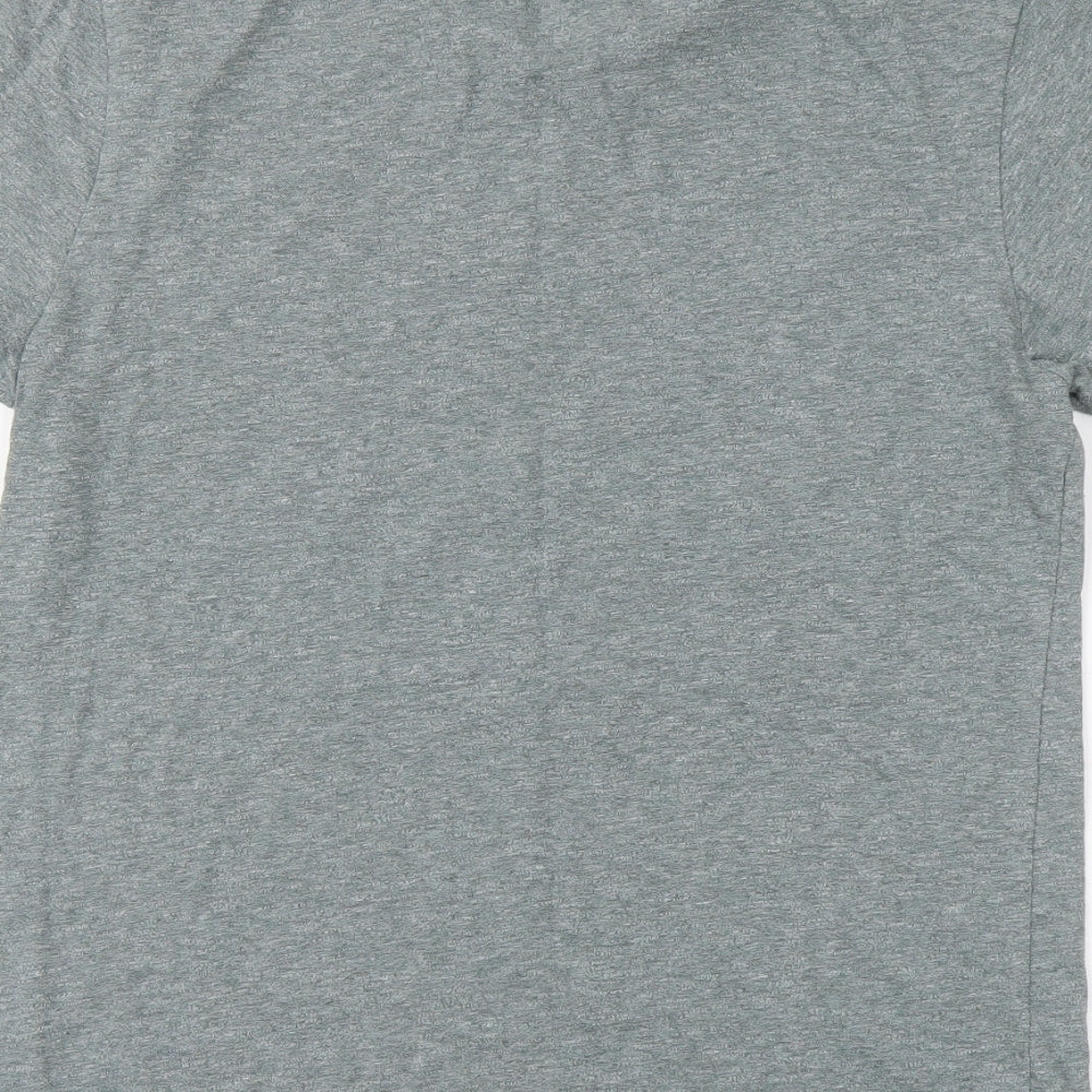 Burton Menswear Mens Green Cotton T-Shirt Size S Round Neck - Bay Ridge