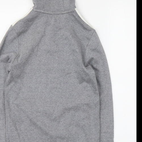 adidas Boys Green Polyester Pullover Hoodie Size 11-12 Years Pullover