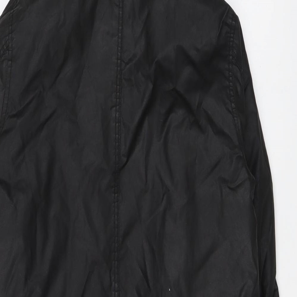 Papaya Womens Black Parka Jacket Size 12 Zip