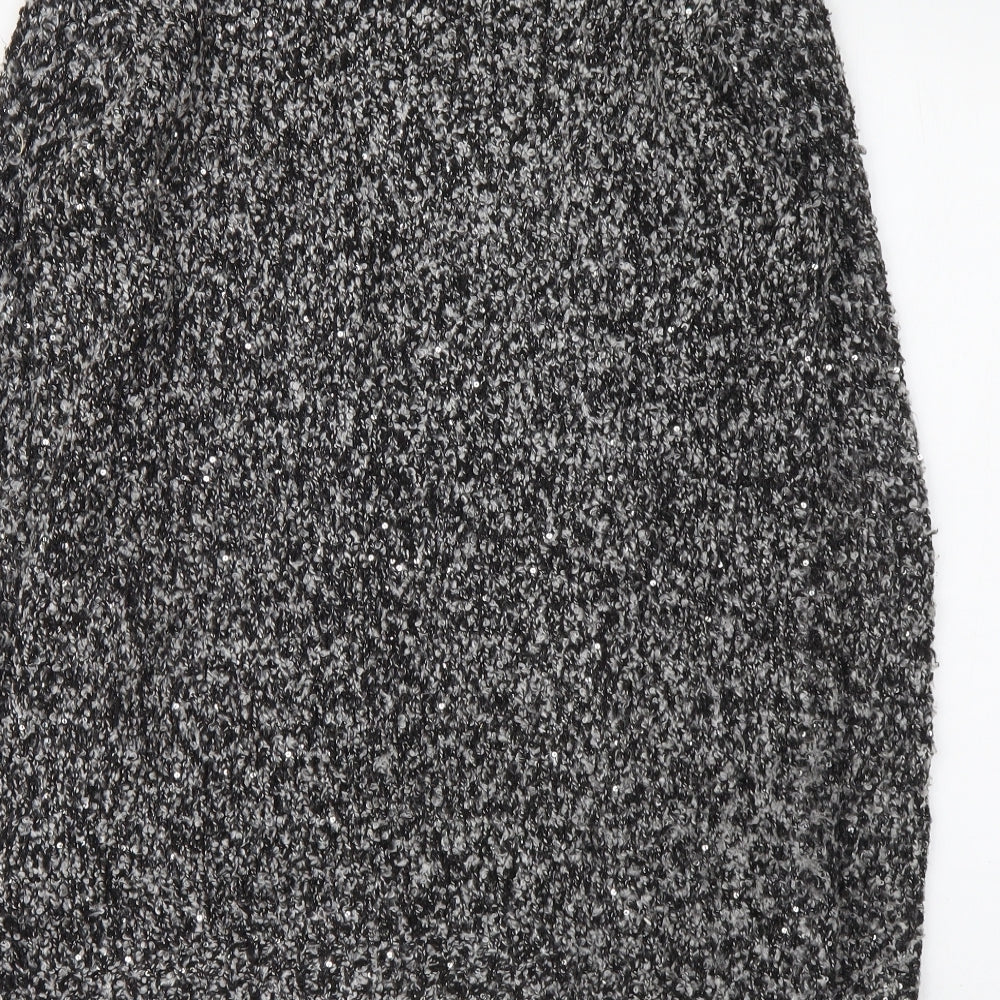 Atmosphere Womens Grey V-Neck Polyester Cardigan Jumper Size 6