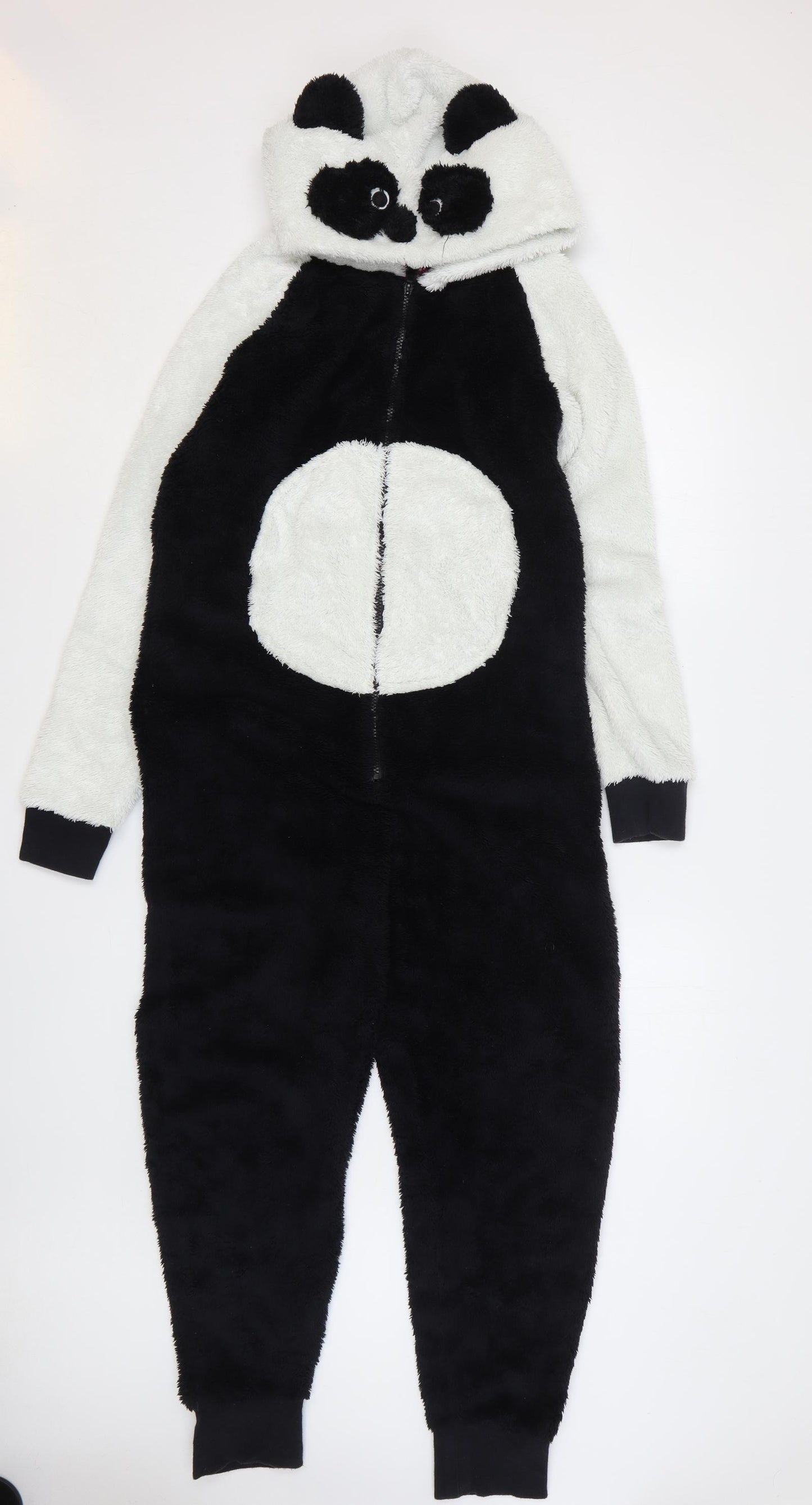 NEXT Womens Multicoloured Solid Polyester Kimono One Piece Size S Zip - Panda