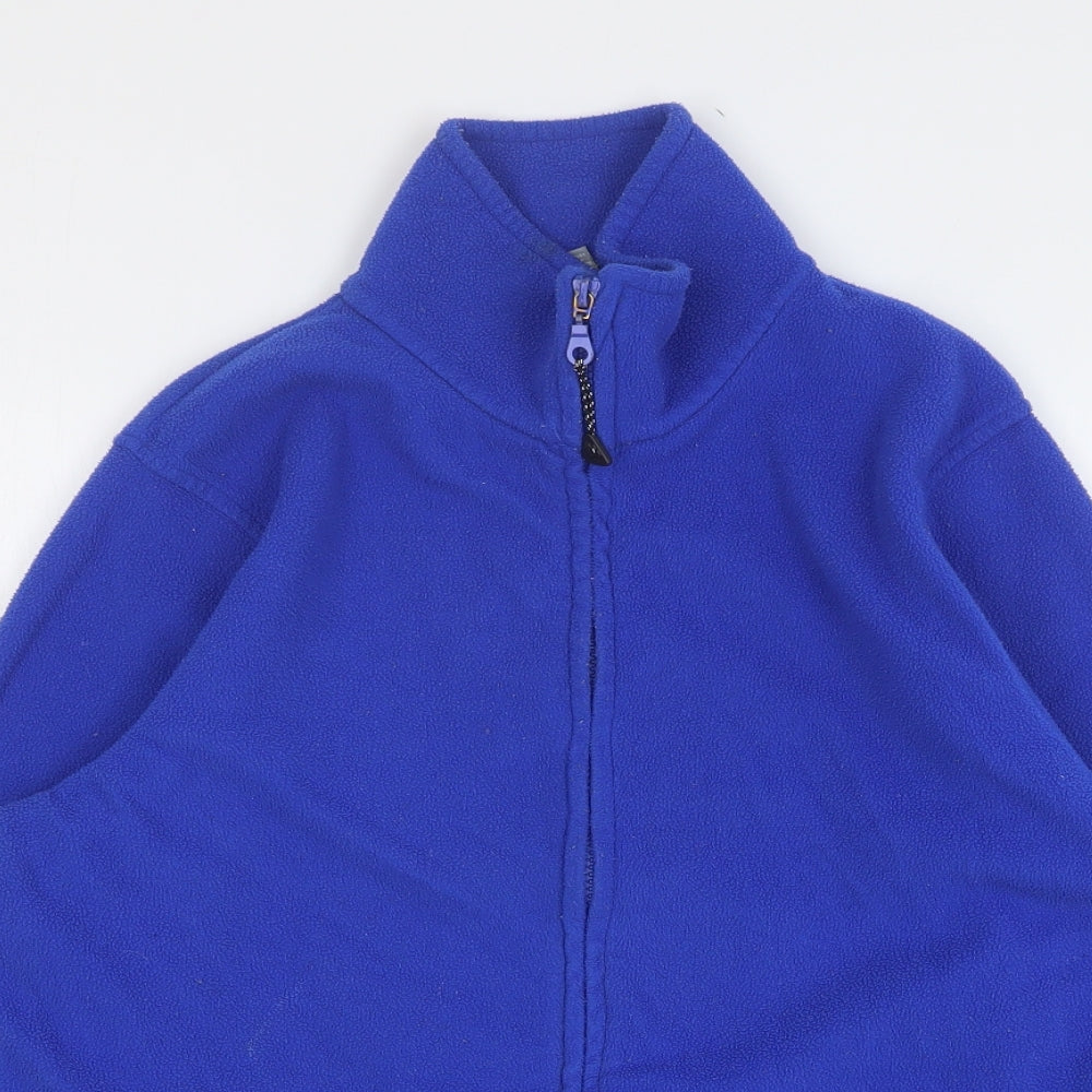 Trespass Womens Blue Polyester Full Zip Sweatshirt Size 16 Zip