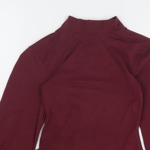 Primark Womens Purple Polyester Bodysuit One-Piece Size 6 Snap