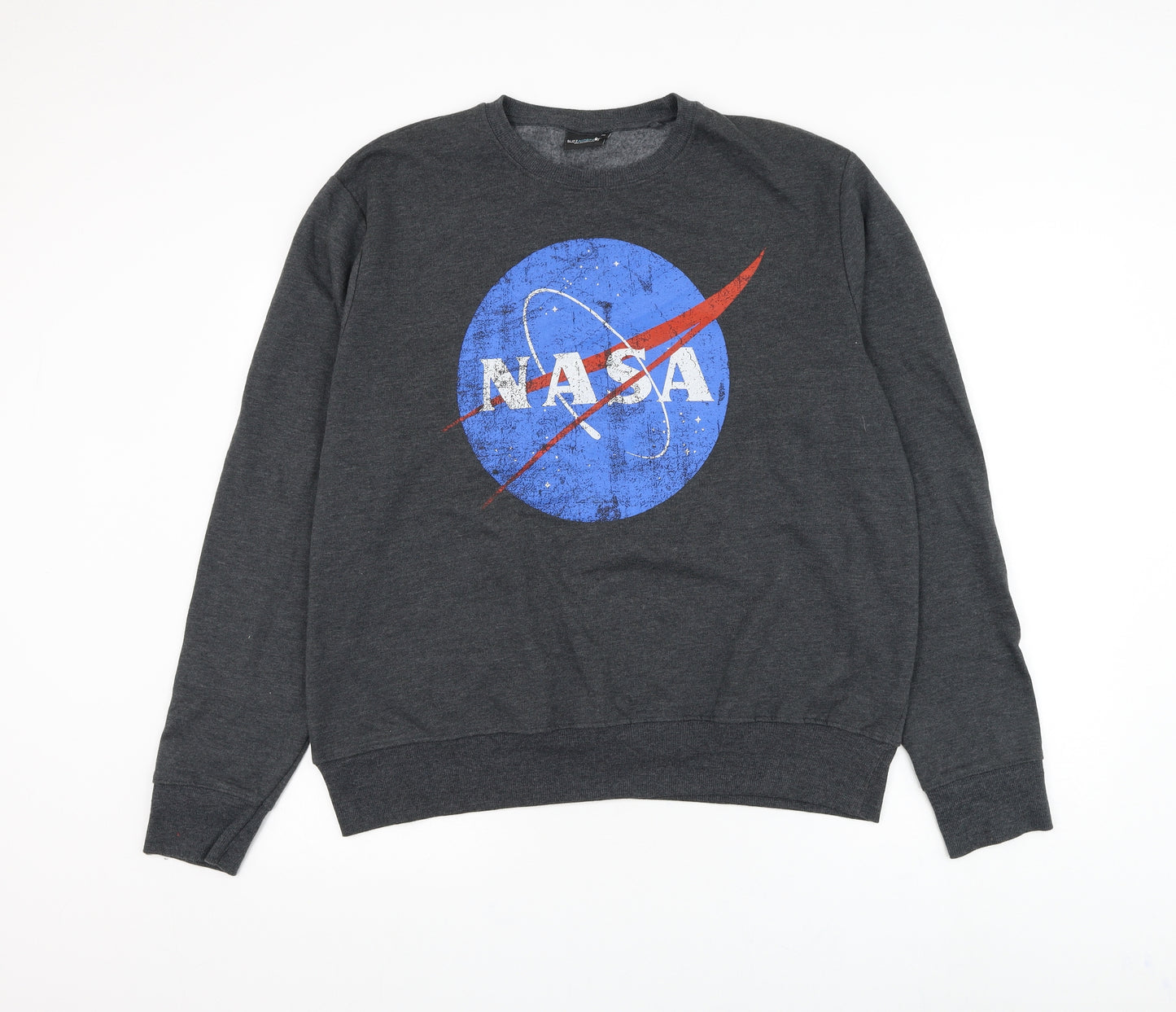 Primark Mens Grey Cotton Pullover Sweatshirt Size XL - NASA