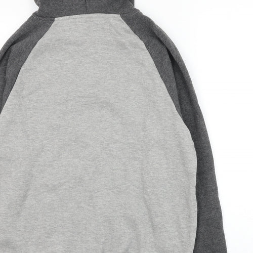 Liverpool FC Mens Grey Polyester Pullover Hoodie Size L - Liverpool Football Club