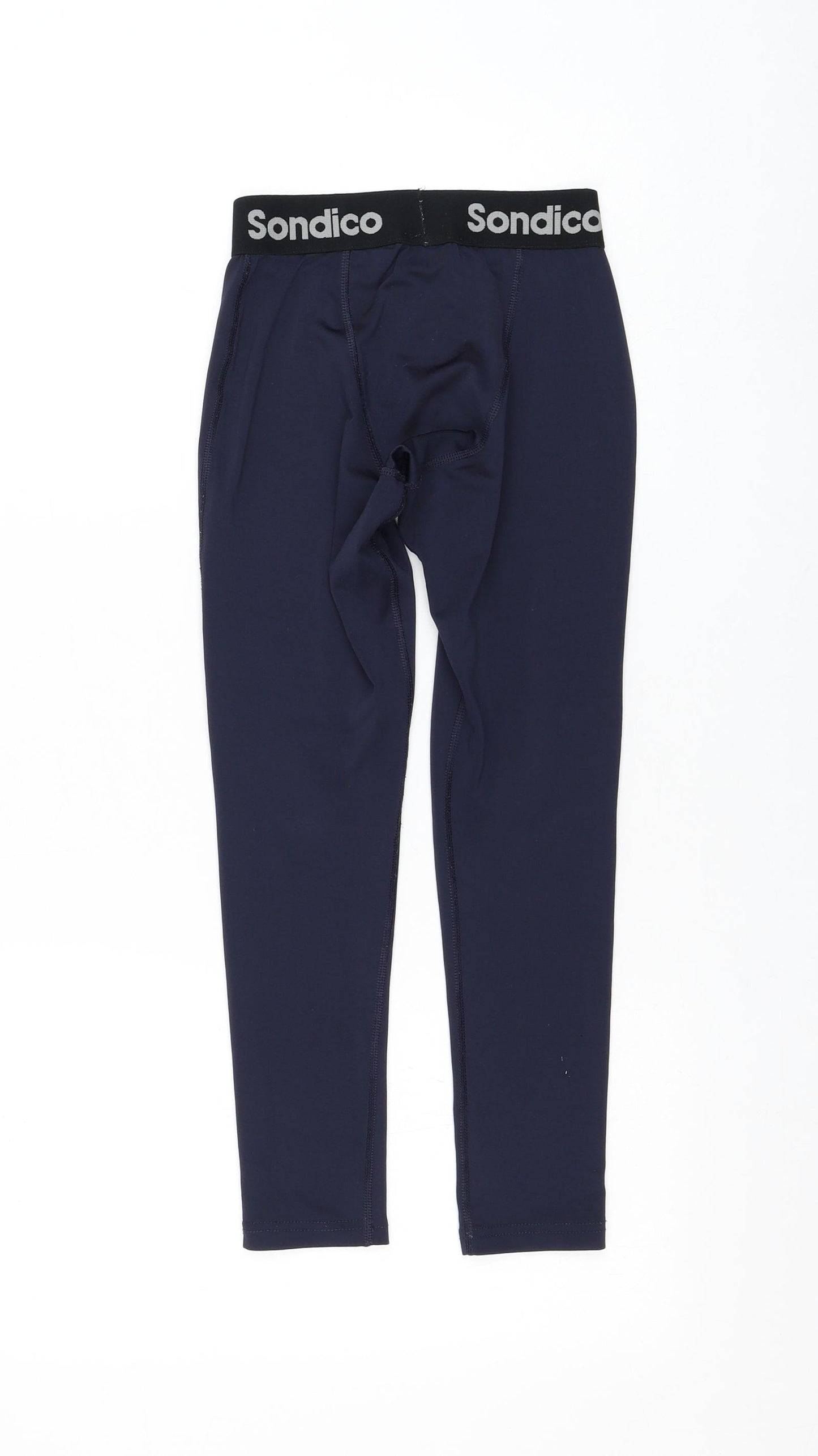 Sondico Boys Blue Polyester Jogger Trousers Size 7-8 Years Regular Pullover - Leggings