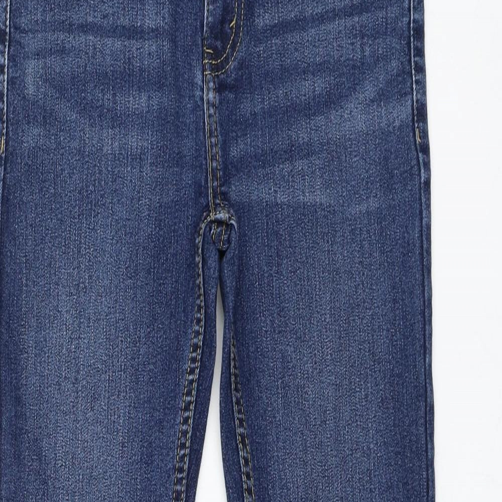 Signature by Levi Strauss & Co. Womens Blue Cotton Skinny Jeans Size 28 in L28 in Regular Zip