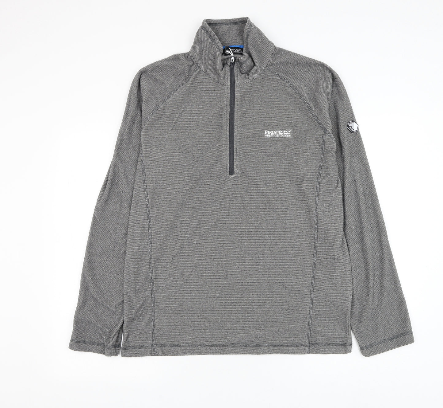 Regatta Mens Grey Polyester Pullover Sweatshirt Size L