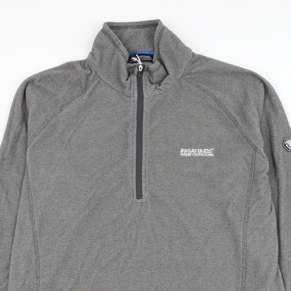 Regatta Mens Grey Polyester Pullover Sweatshirt Size L