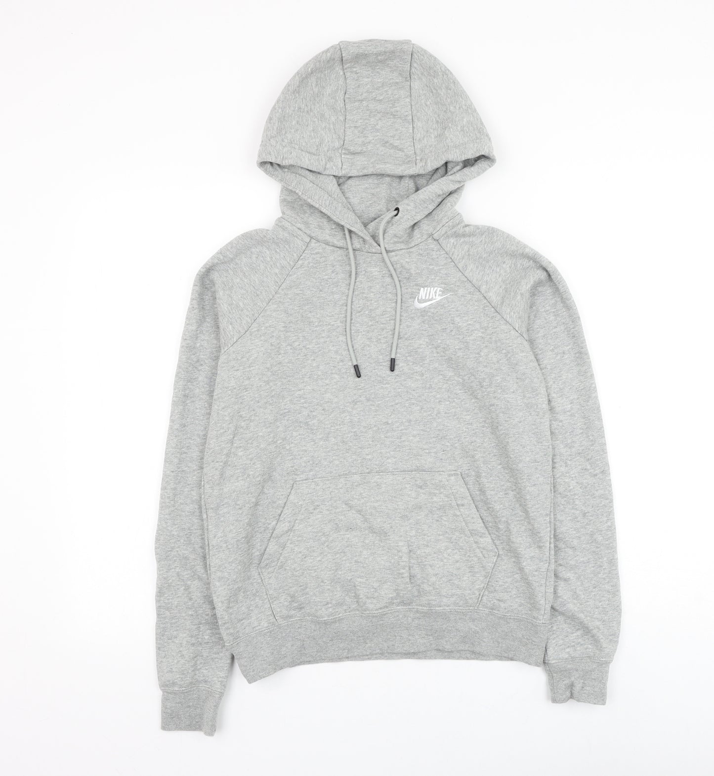 Nike Mens Grey Cotton Pullover Hoodie Size XS