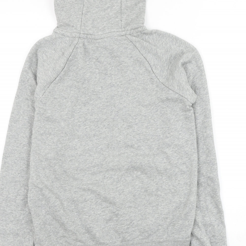 Nike Mens Grey Cotton Pullover Hoodie Size XS