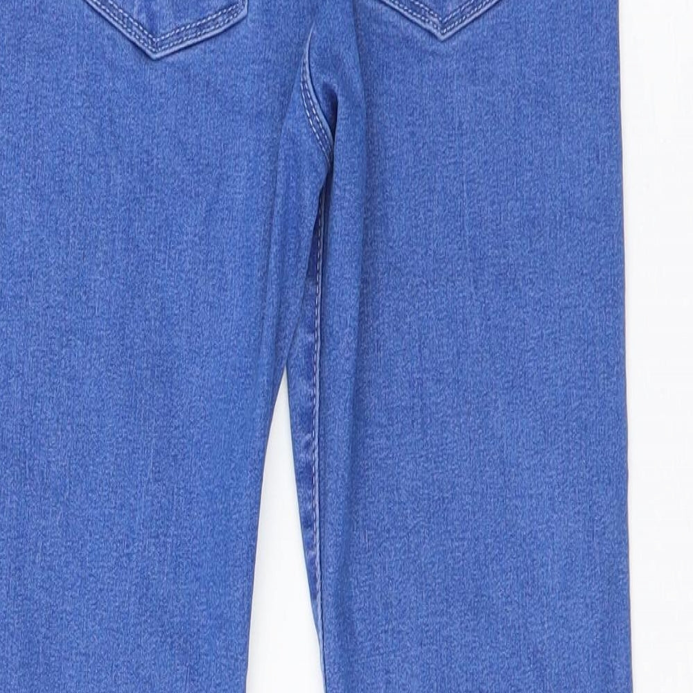 F&F Girls Blue Cotton Jegging Jeans Size 11-12 Years Regular