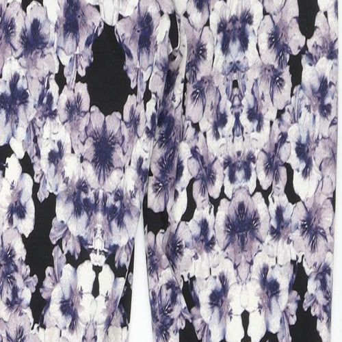 H&M Womens Multicoloured Floral Polyester Jogger Leggings Size S L29 in - Flowers