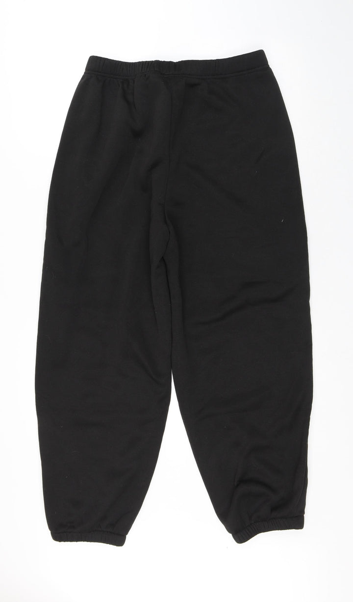 SheIn Womens Black Polyester Jogger Trousers Size XL L27 in Regular