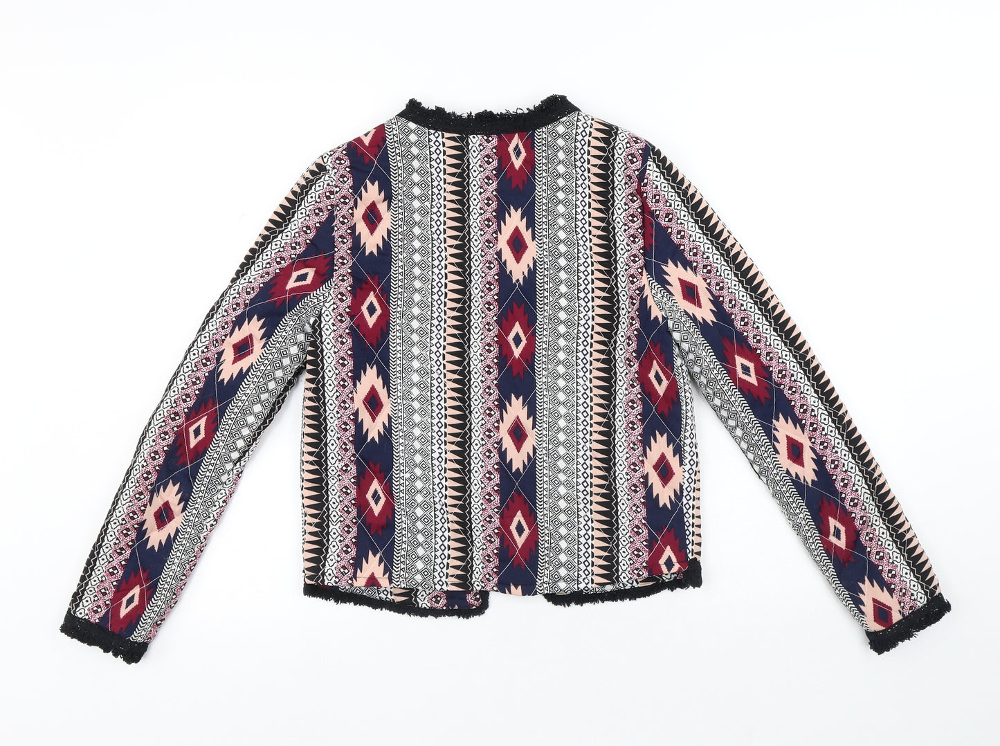 Atmosphere Womens Multicoloured Geometric Jacket Size 8