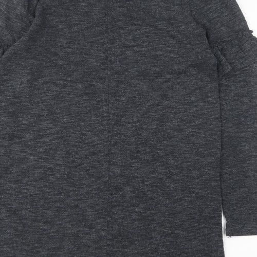 Matalan Womens Grey Round Neck Polyester Pullover Jumper Size 10