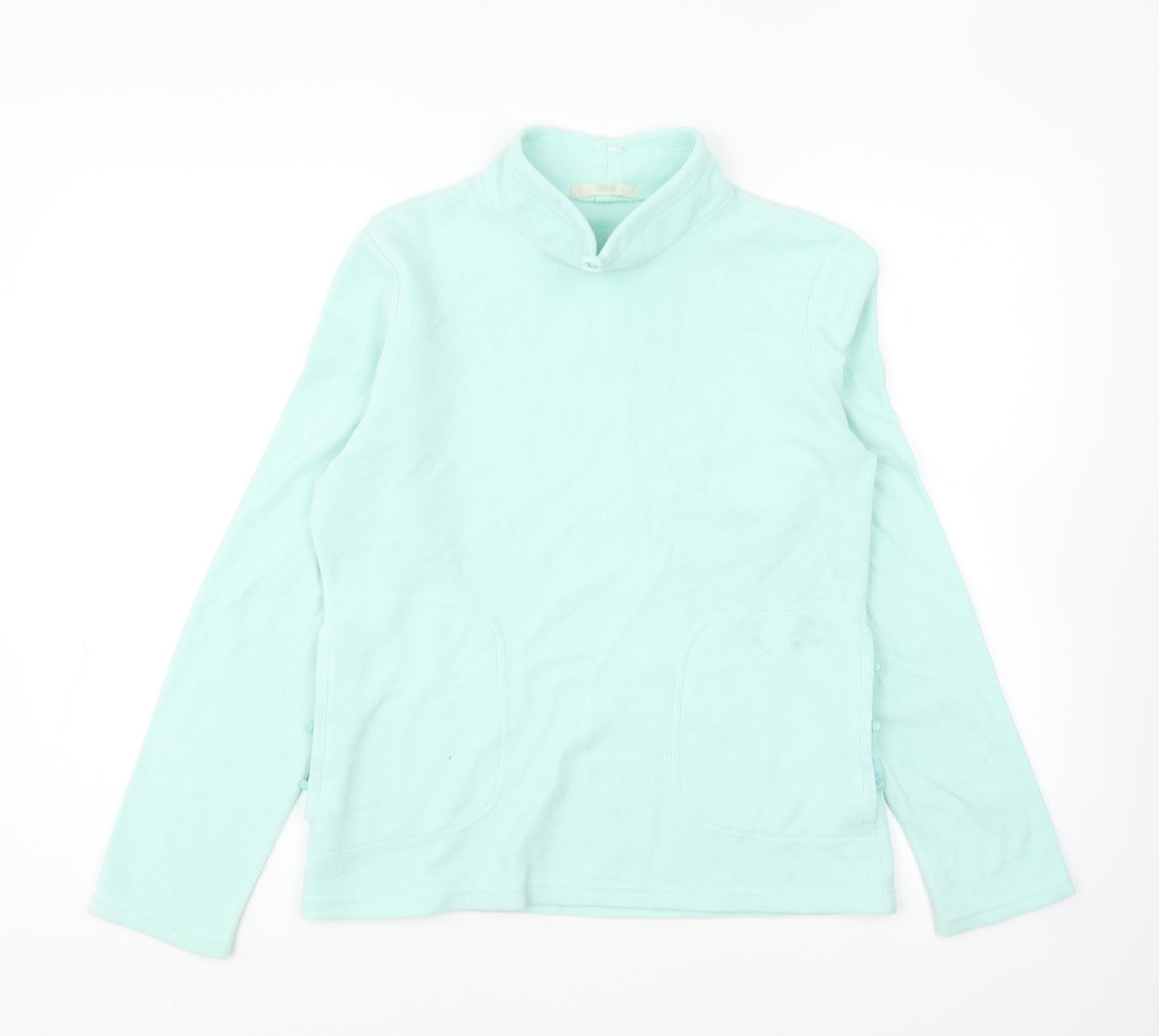 Marks and Spencer Womens Green Polyester Pullover Sweatshirt Size 12 Pullover