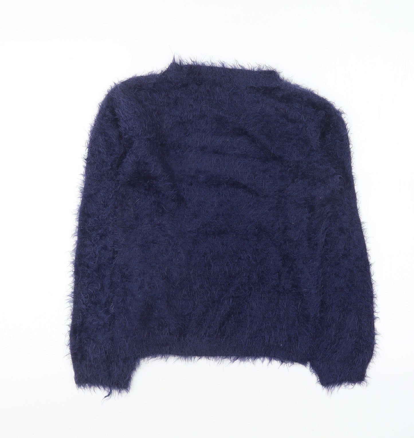 Nutmeg Girls Blue Round Neck Polyamide Pullover Jumper Size 12-13 Years Pullover - Unicorn